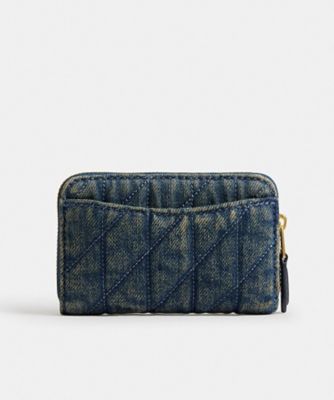 エッセンシャル スモール ジップ アラウンド カード ケース・ラブド